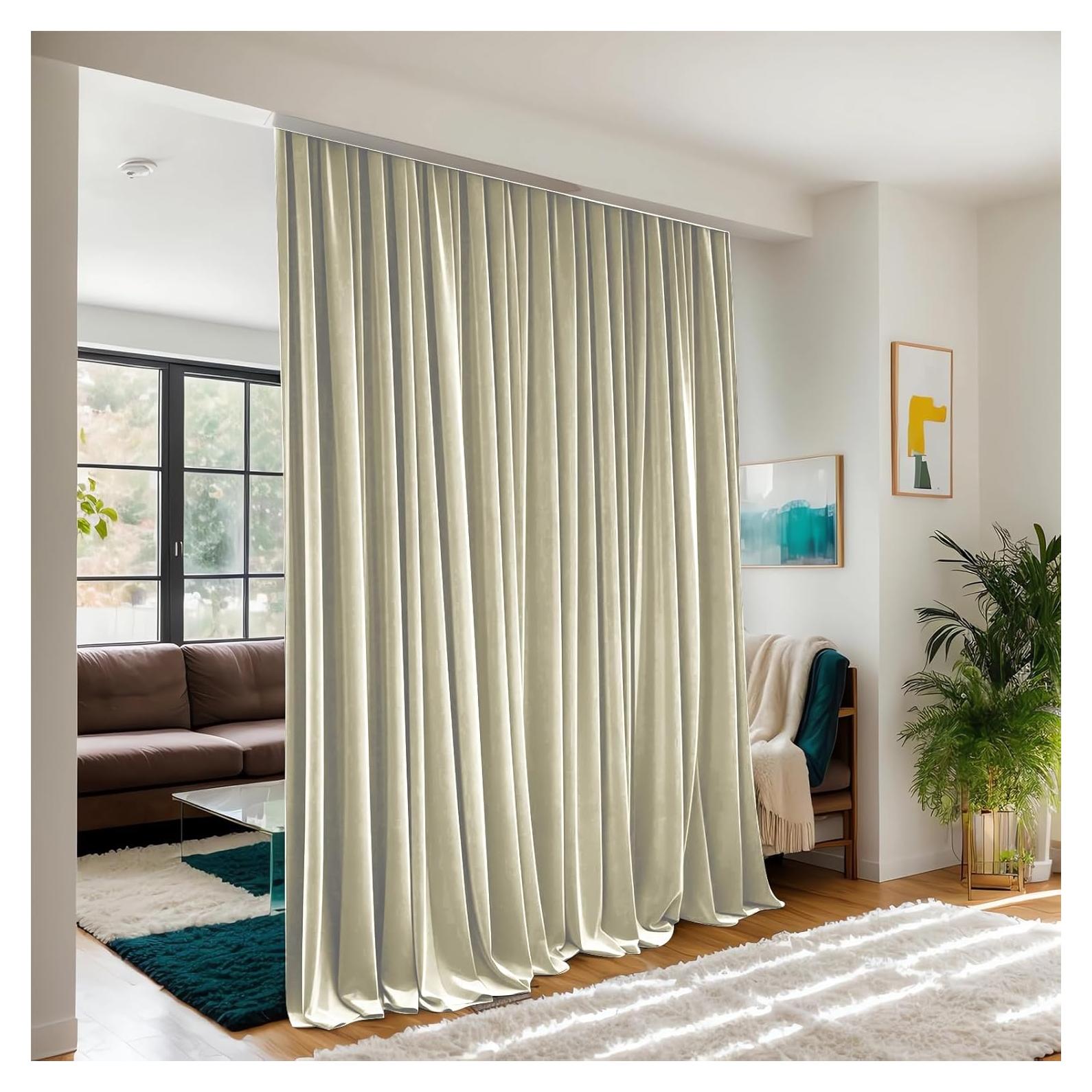 Cortina separadora Grichril 254x244 cm opaca y térmica