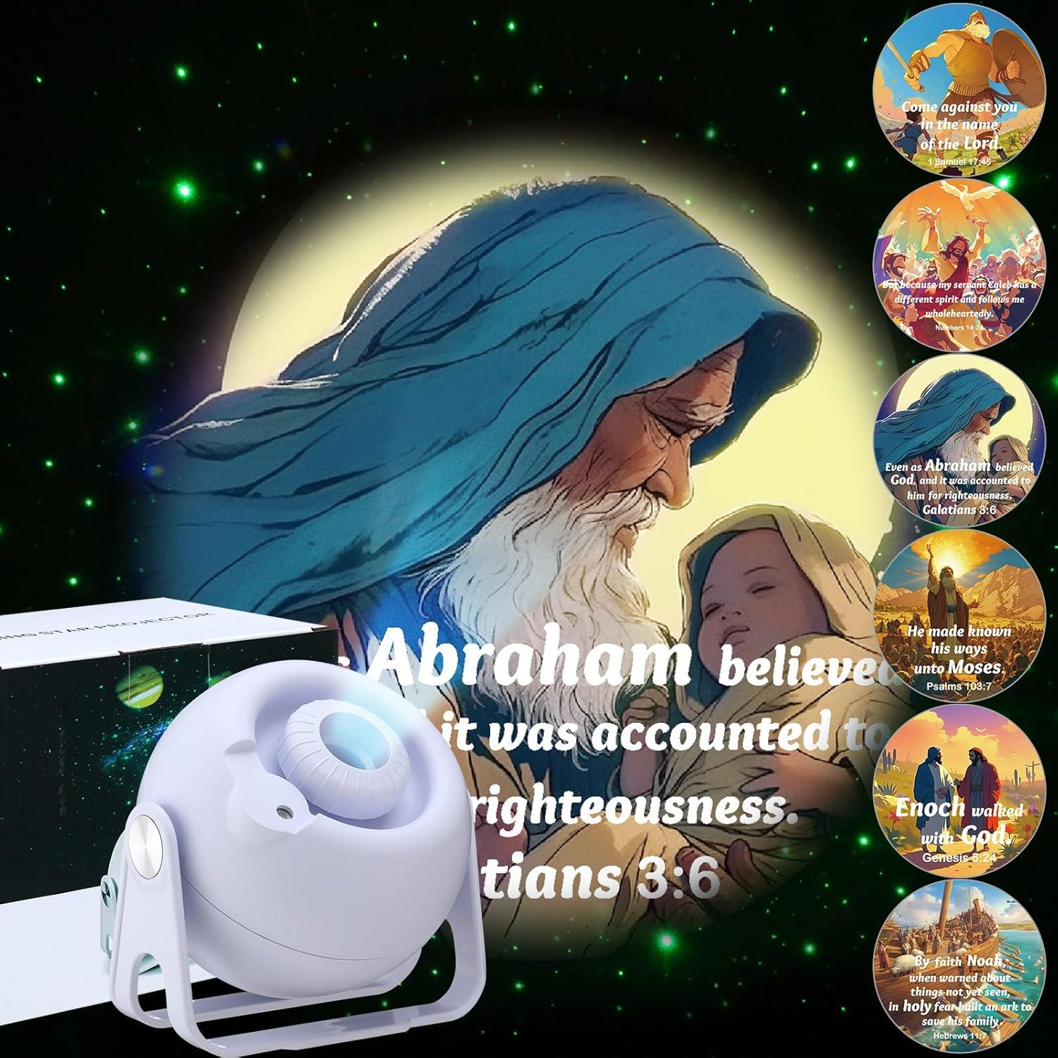 Proyector Bíblico HD Aurelema con 6 Discos Intercambiables