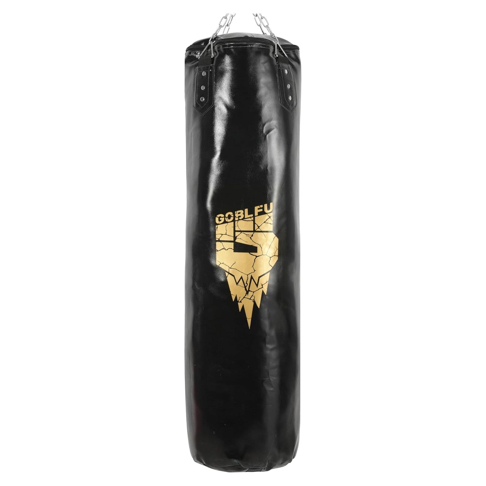 Saco de Boxeo Colgante Goblfu 121.92 cm + Guantes 10 OZ