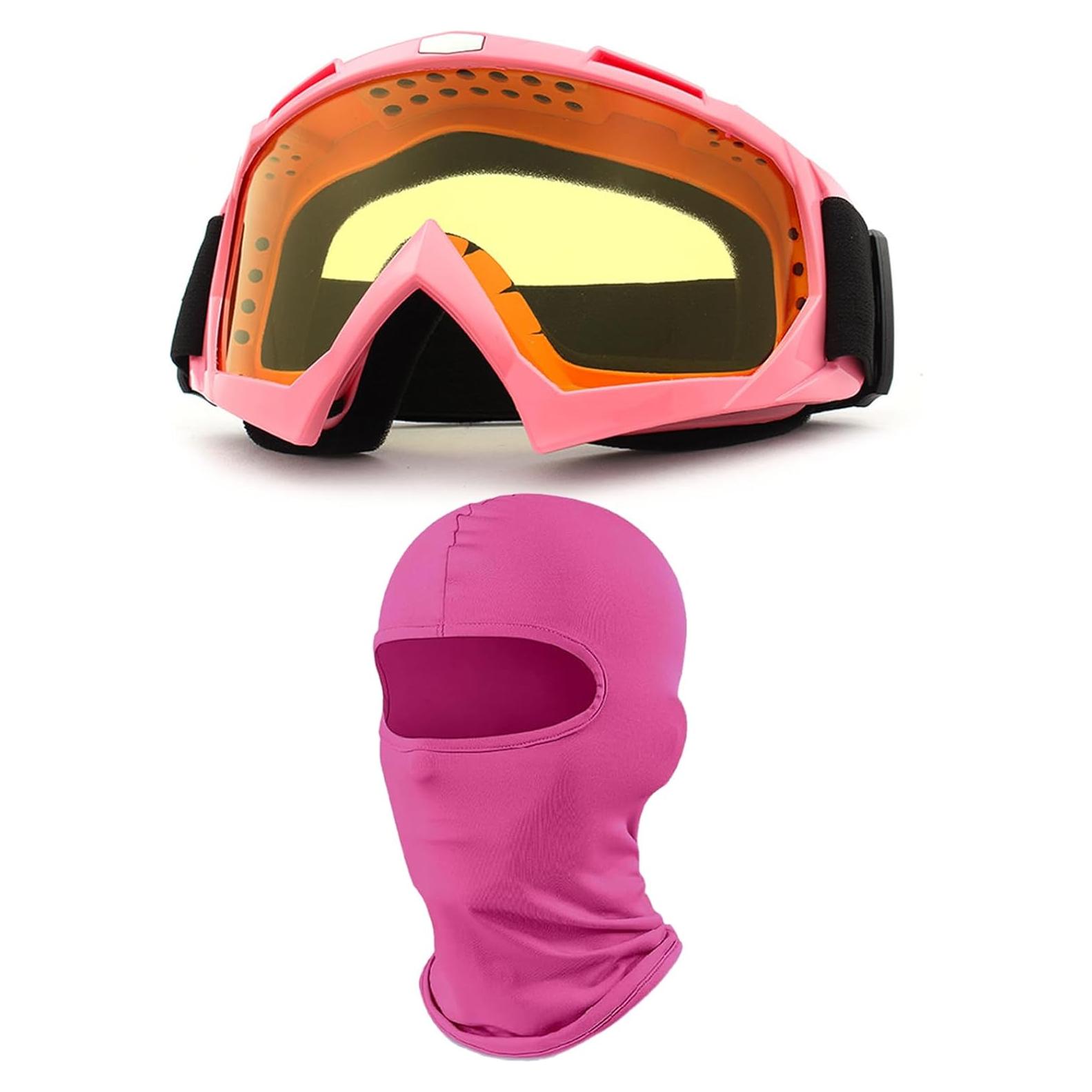 Gafas de Motocicleta Immoono con Balaclava - UV Protección