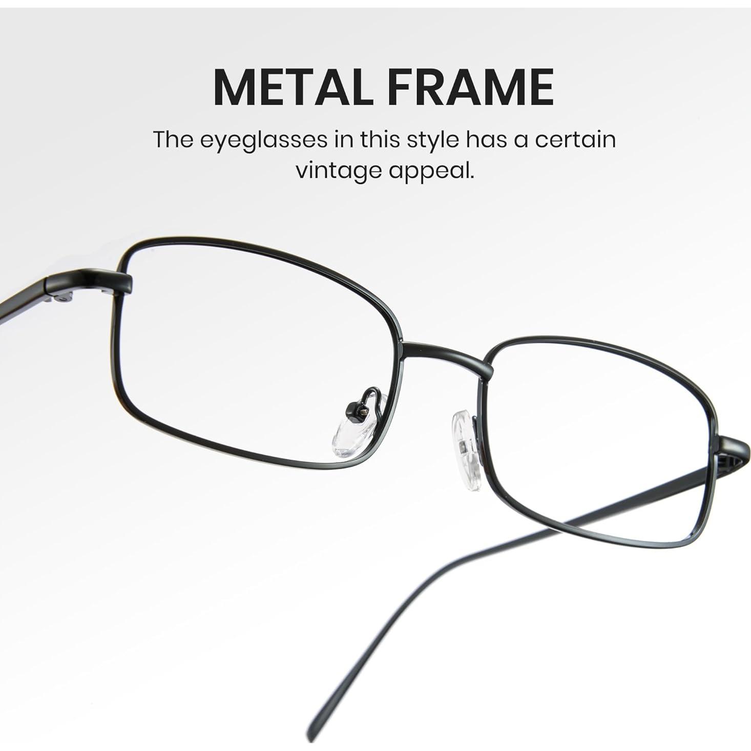 Gafas de Bloqueo de Luz Azul Cyxus 8160 Metal Rectangulares