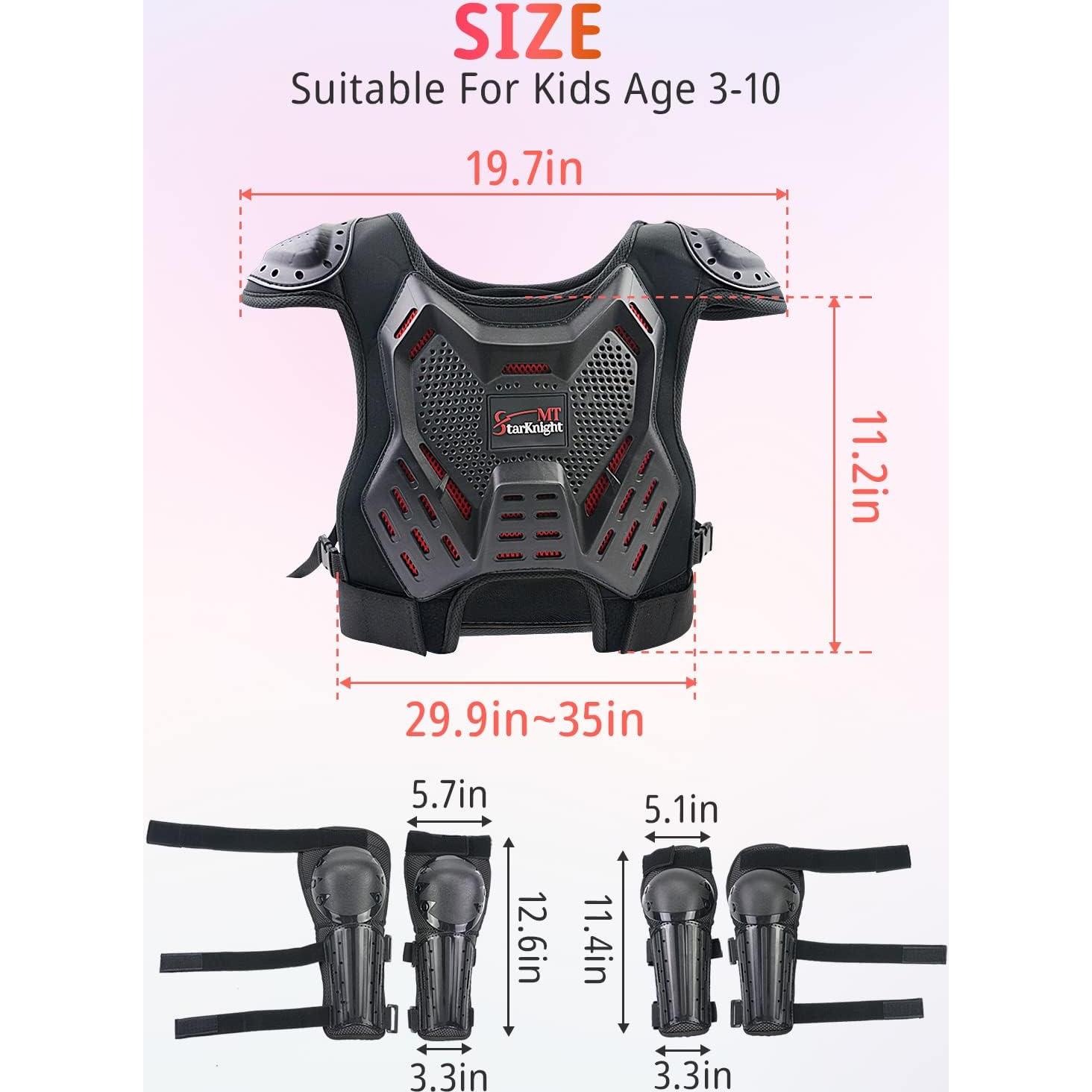 Equipo de Protección Motocicleta Niños StarknightMT - Traje Armadura