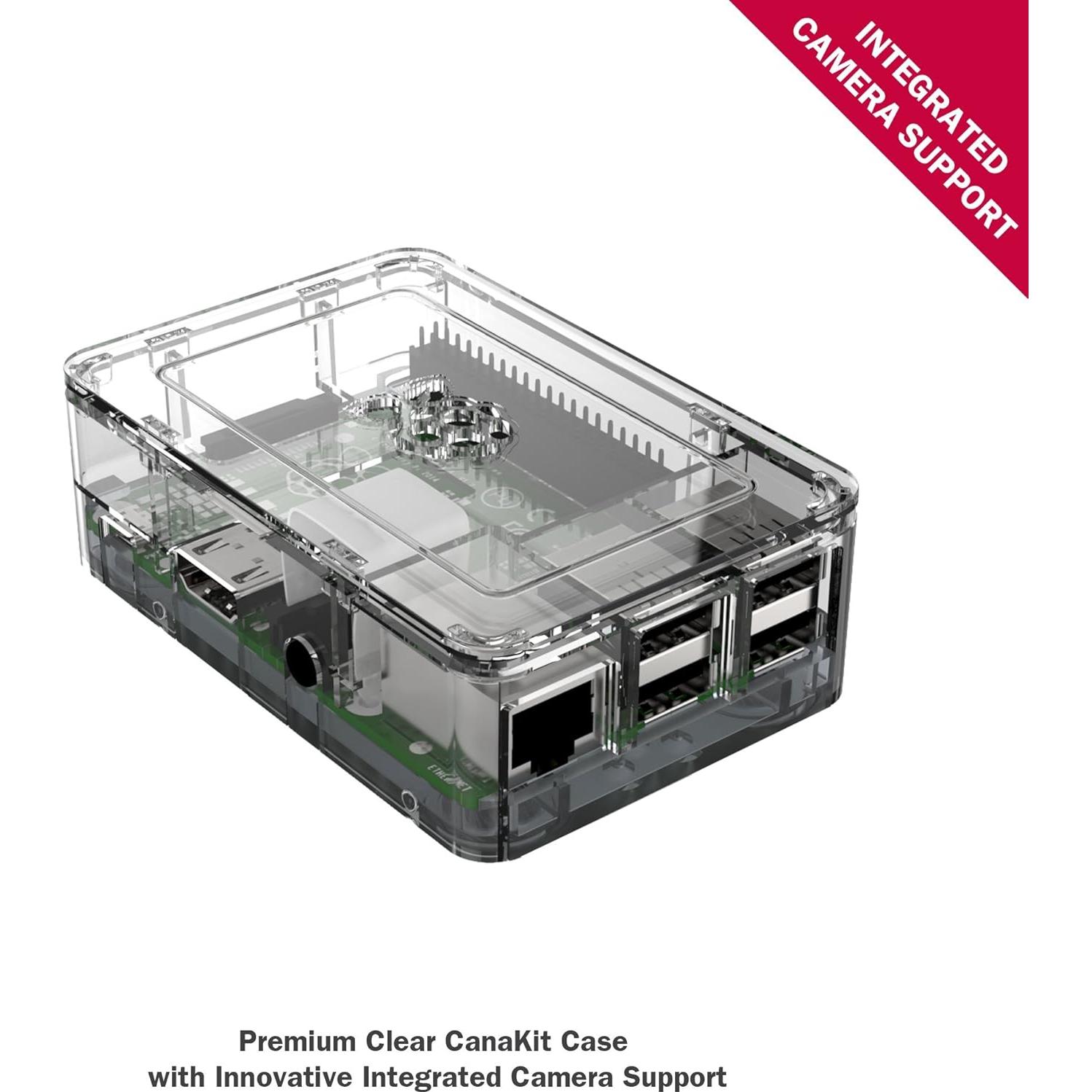 CanaKit Raspberry Pi 3 B+ con fuente 2.5A y caja premium