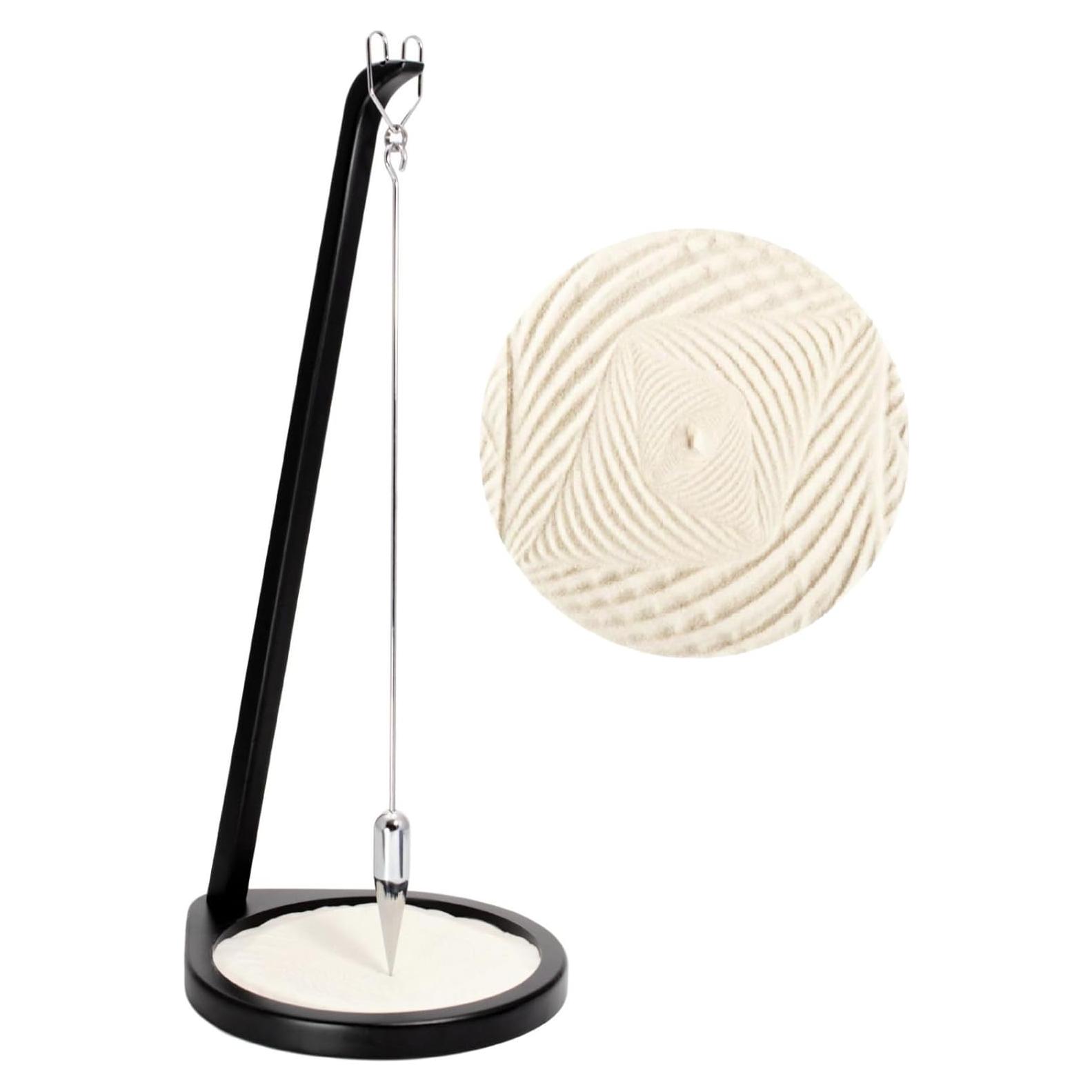 Péndulo de Arena Gran Ilusiones 33 cm Negro - Jardín Zen