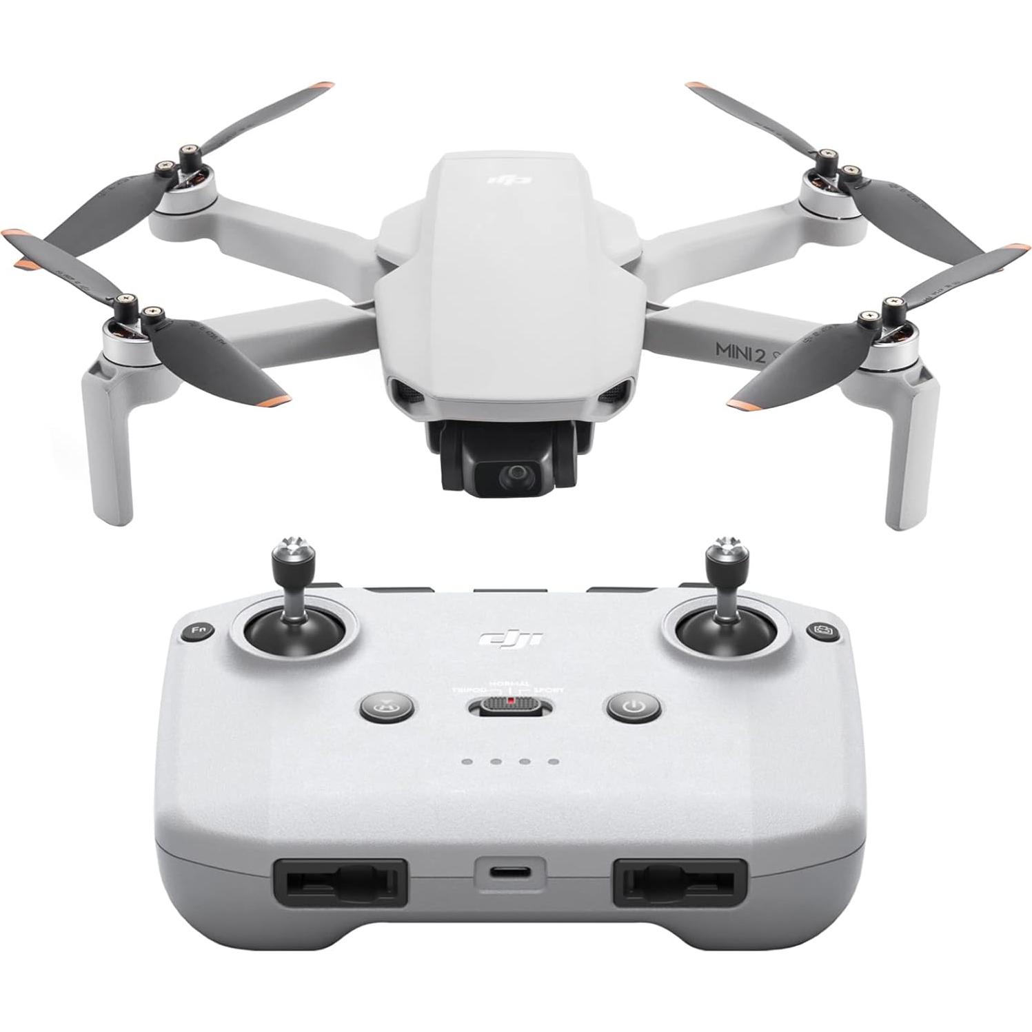 DJI Mini 2 SE Camera Drone Quadcopter with RC-N1 Remote Controller, QHD Video, 10km Transmission, Under 249g, Return to Home, Automatic Pro Shots Bundle with Deco Gear Backpack + Accessories