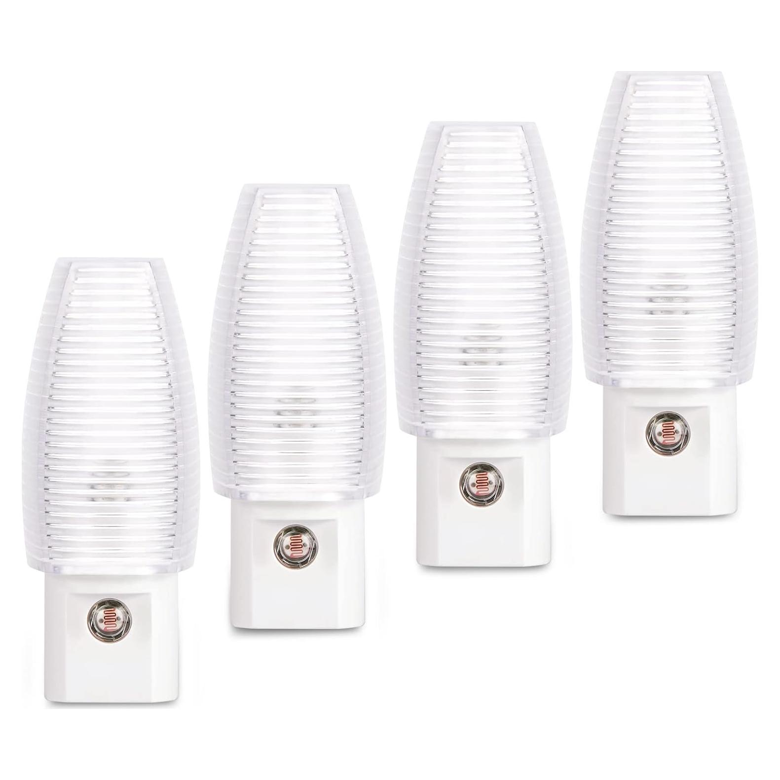 Emotionlite Luz Nocturna Enchufable LED 4 Piezas 2700K