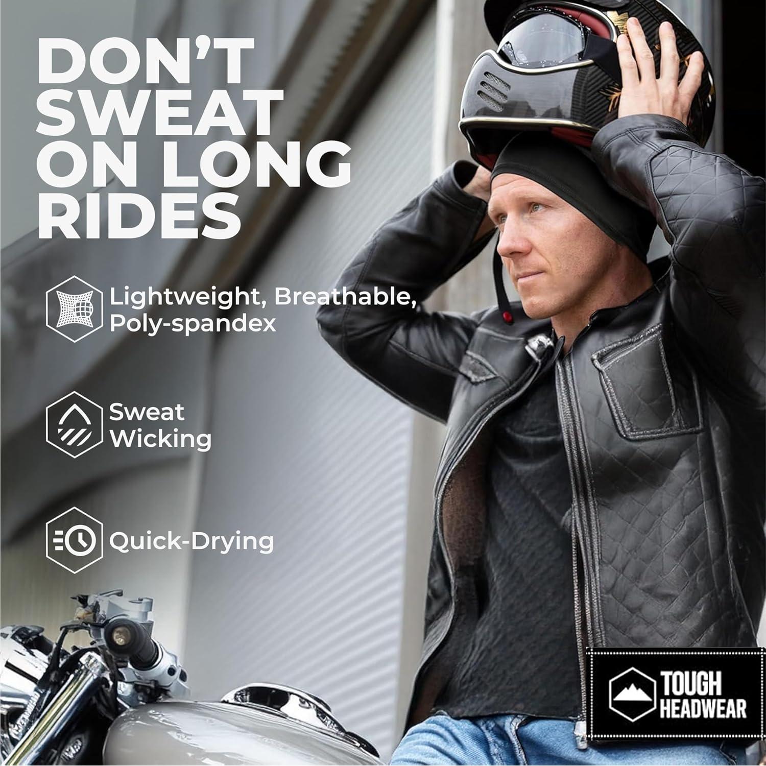 Gorra de Calavera Tough Headwear - Forro de Casco Unisex