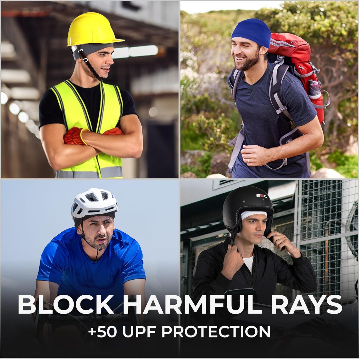 Gorra de Calavera Tough Headwear - Forro de Casco Unisex