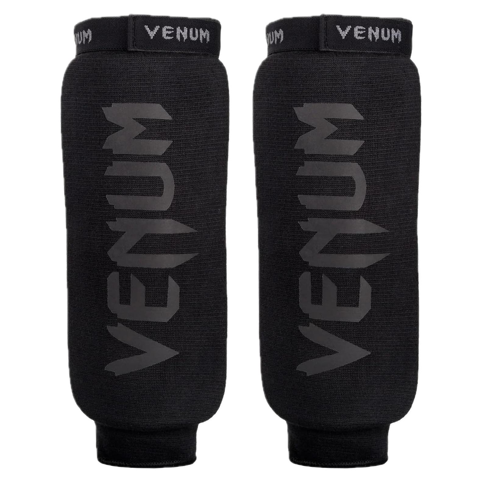Protectores de Espinillas Venum Kontact - Talla Única - Negro