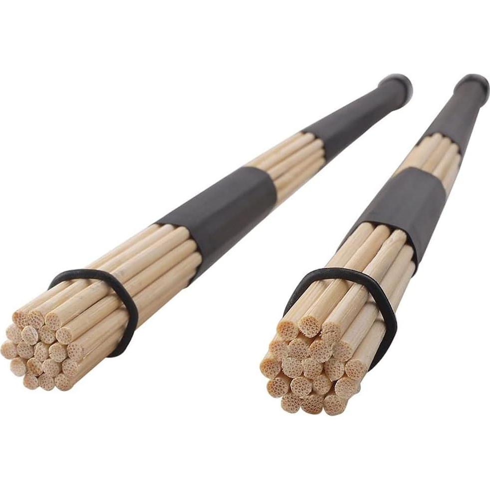 Set de Baquetas y Cepillos de Tambor TUOREN con Bolsa Negra