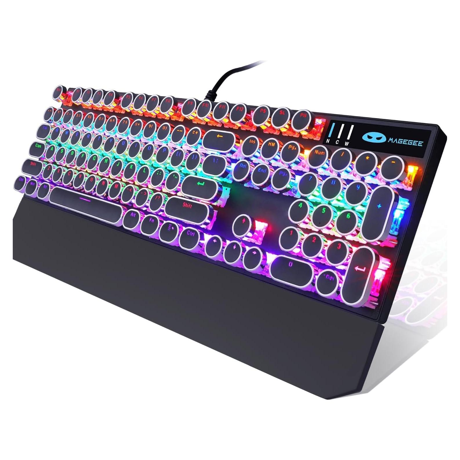 Teclado Mecánico Camiysn Retro Negro RGB 104 Teclas