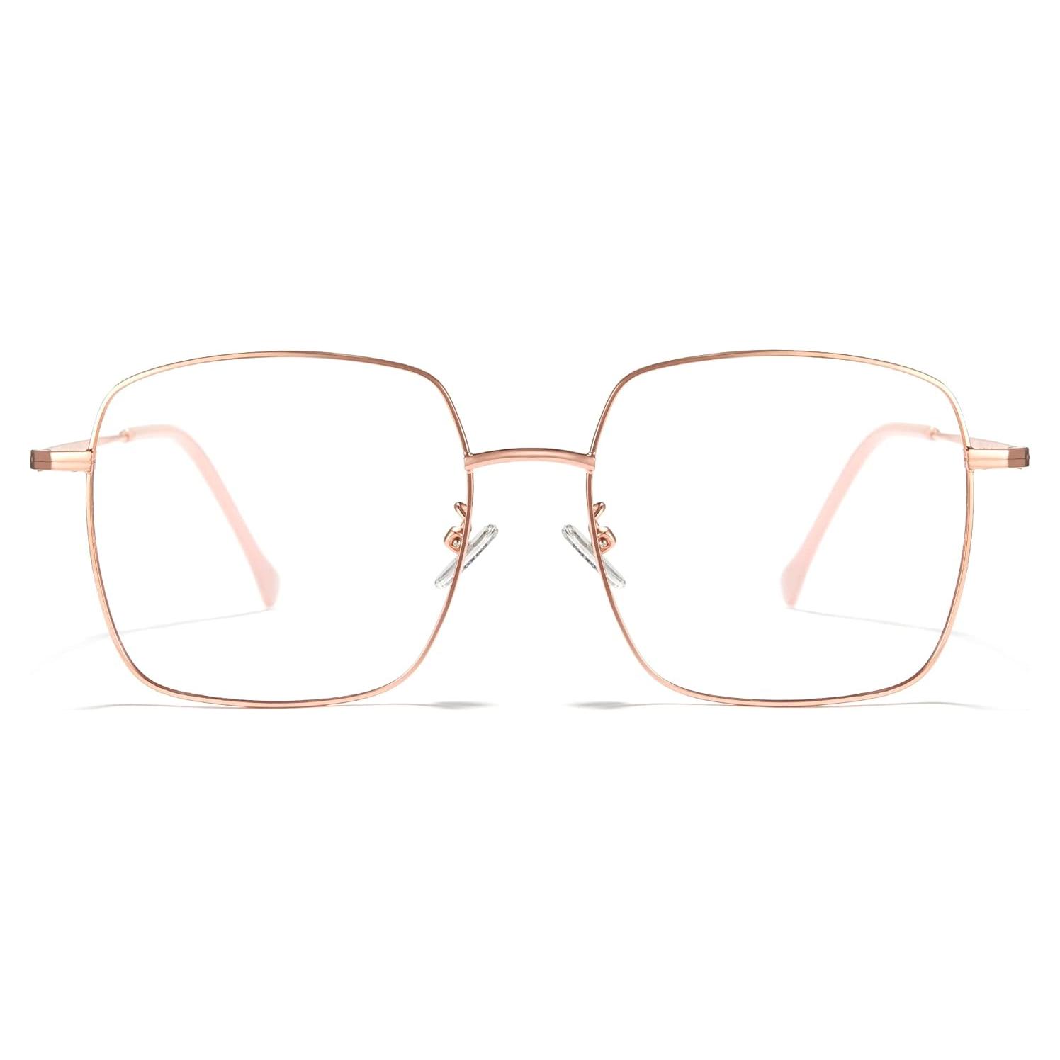 Gafas de Bloqueo de Luz Azul Cyxus Cuadradas Retro Metal