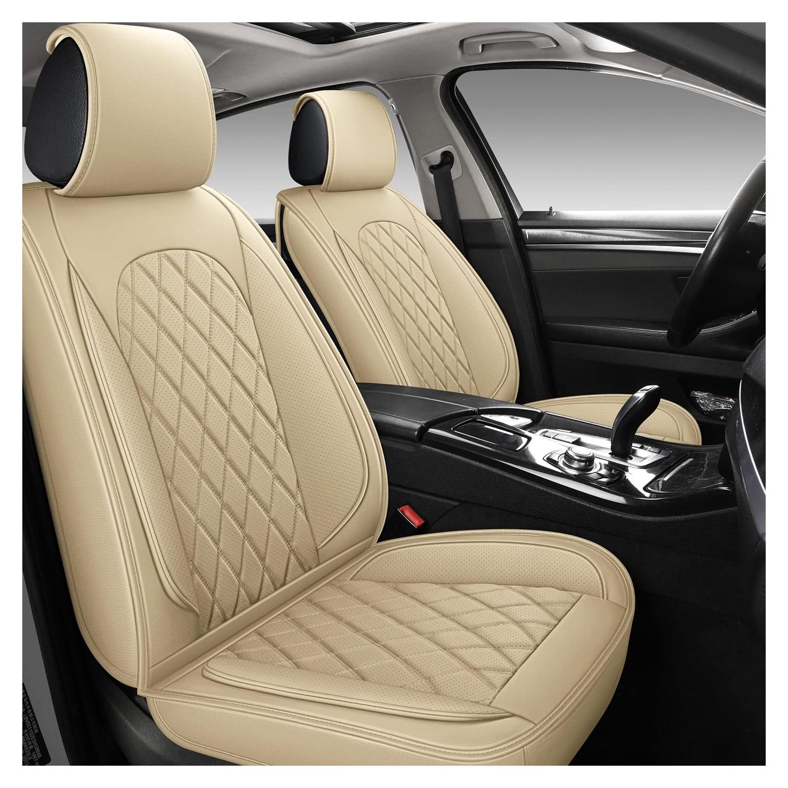 Funda de Asiento Delantero LINGVIDO Beige Impermeable Universal