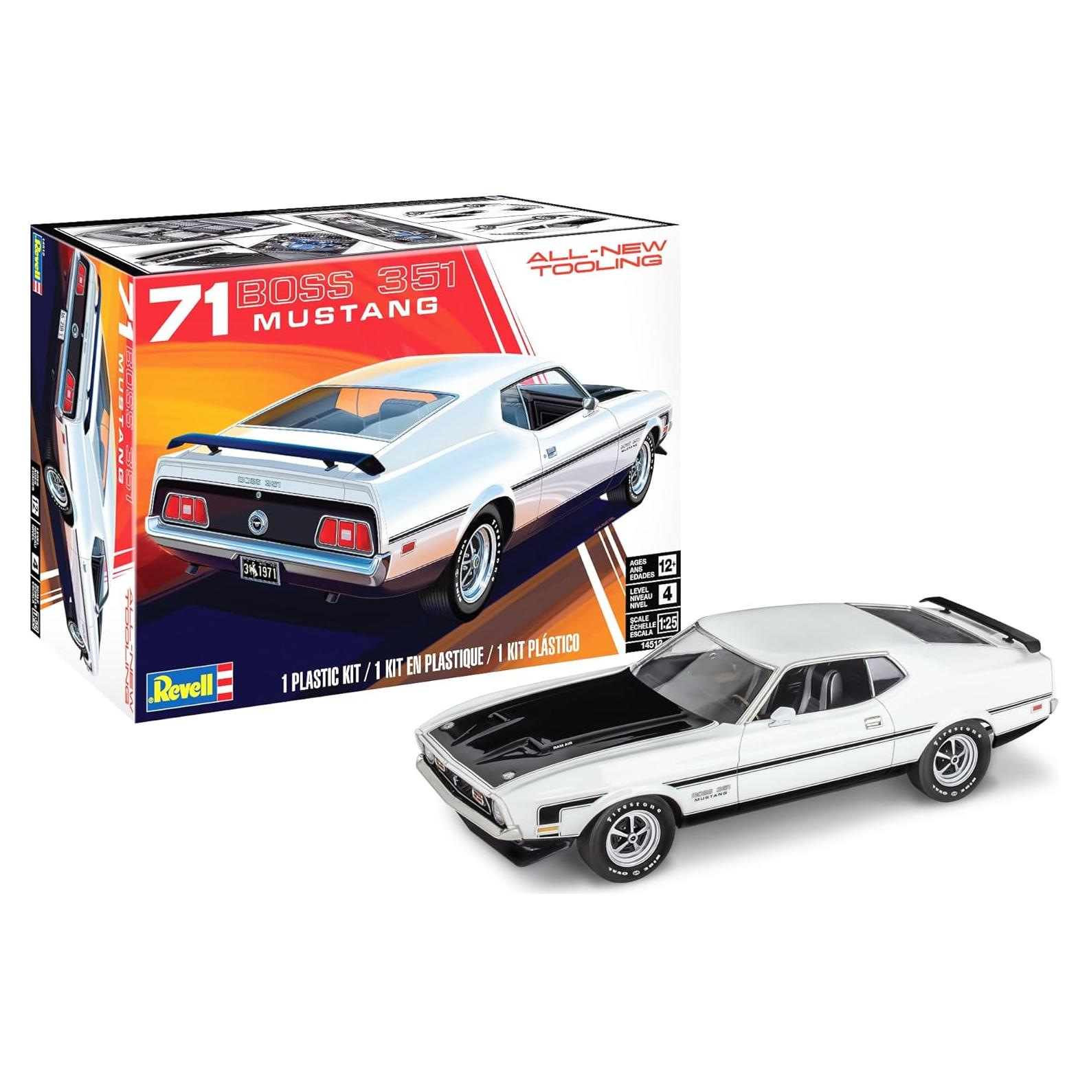 Kit de Modelo Ford Mustang Boss 351 1971 Revell 1:25