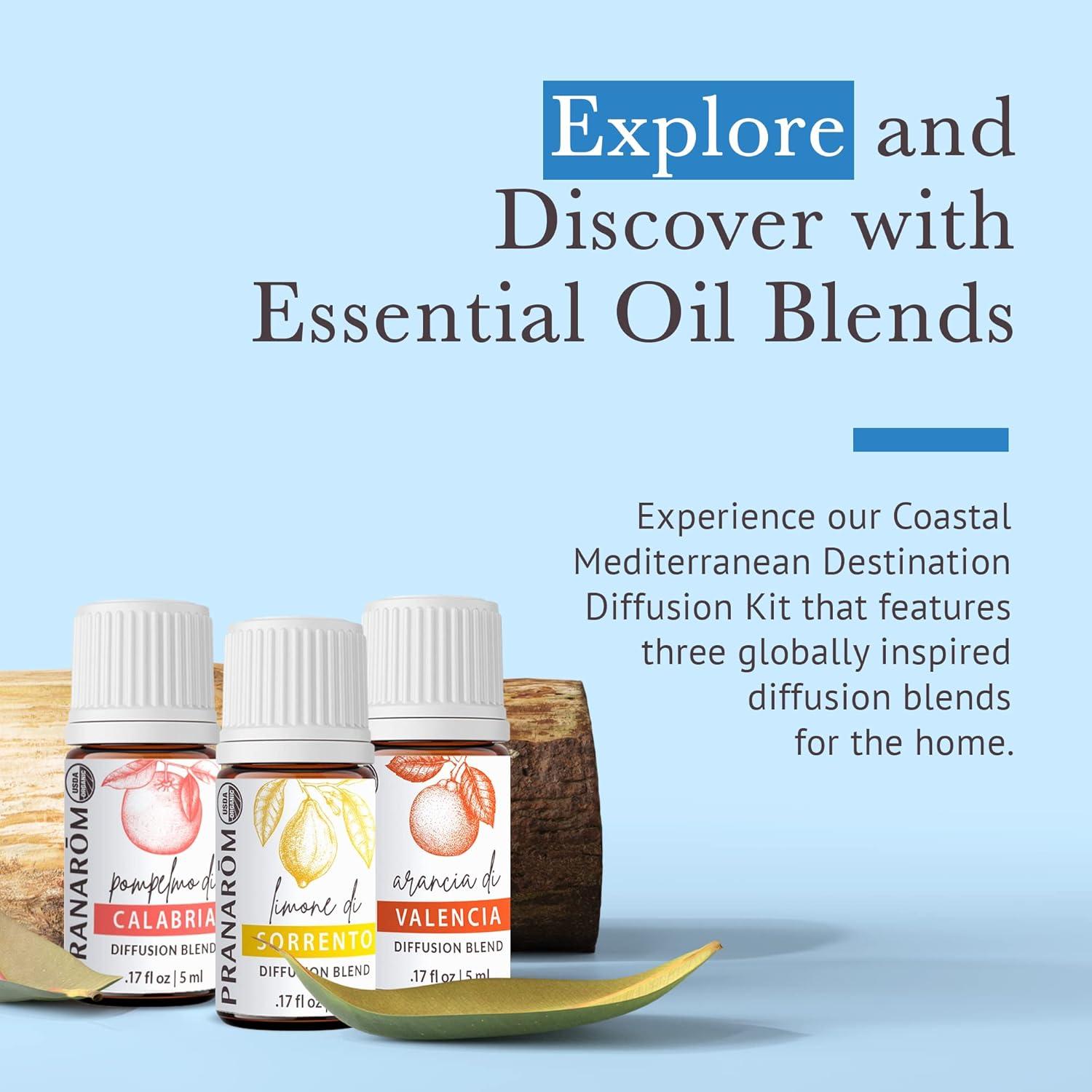 Kit de Aceites Esenciales Pranarom Mediterráneo 3x5ml Orgánico