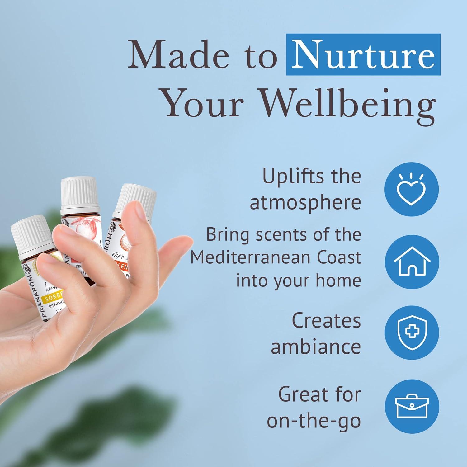 Kit de Aceites Esenciales Pranarom Mediterráneo 3x5ml Orgánico