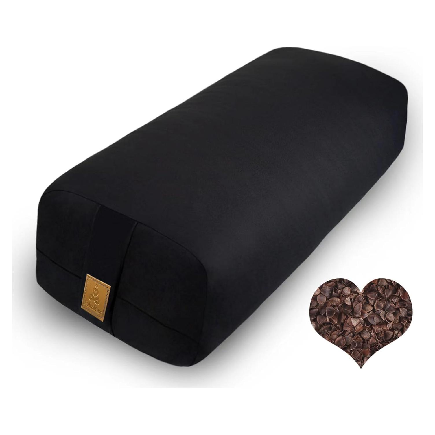 Cojín de Meditación FelizMax Trigo Sarraceno 61x26.7 cm