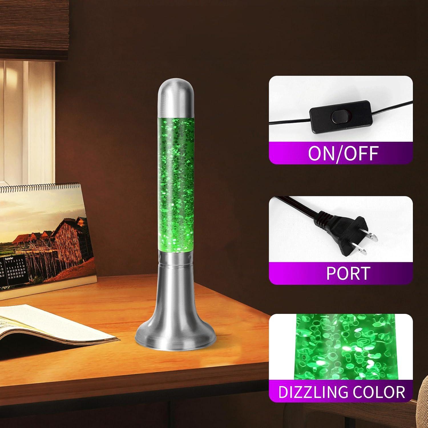 Lámpara de Movimiento Líquido Zhrisezlava 40.64 cm Verde