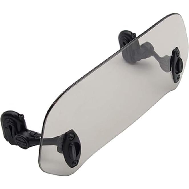 Parabrisas Extensible Ajustable Evomosa para Motocicleta Gris