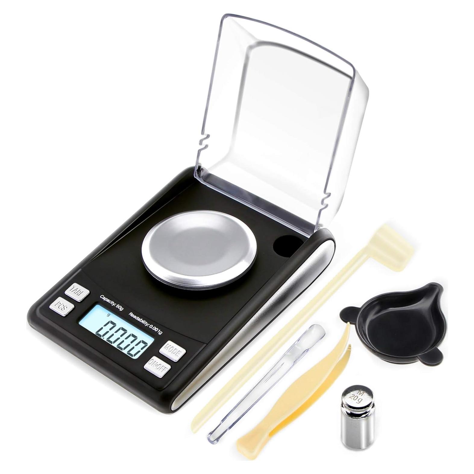 Báscula de Precisión Fuzion KL7 50g/0.001g con Accesorios