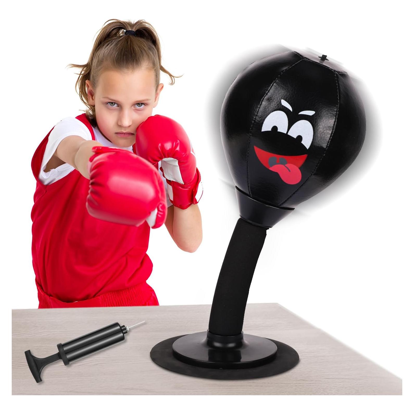 Bolsa de Golpes de Escritorio BOXOB con Ventosa - Alivio de Estrés