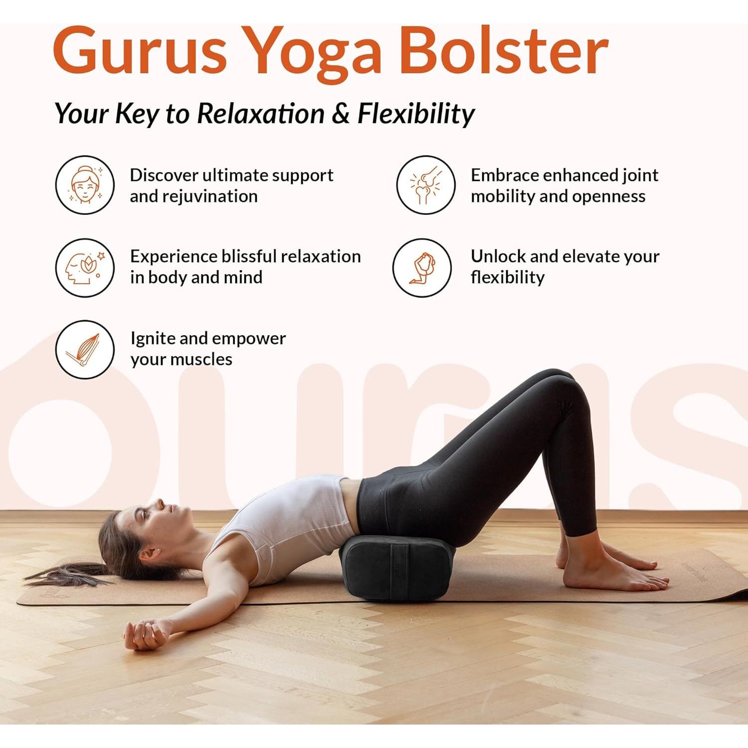 Almohada de Soporte para Yoga Gurus - Rectangular, Lavable