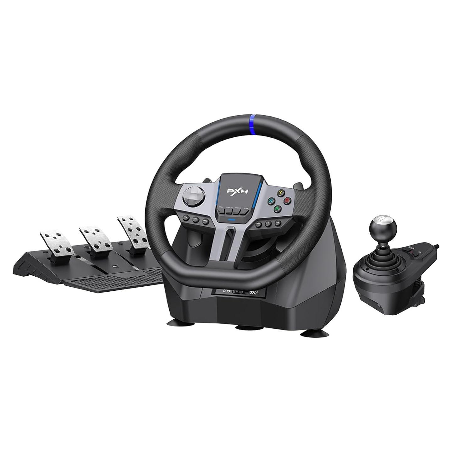Volante de Carreras PXN V9 GEN2 USB 270/900° con Pedales