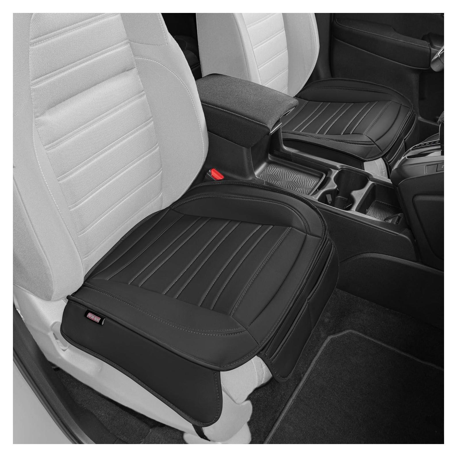 Cubiertas de Asiento Motor Trend MTSC-420, Cuero Sintético Negro