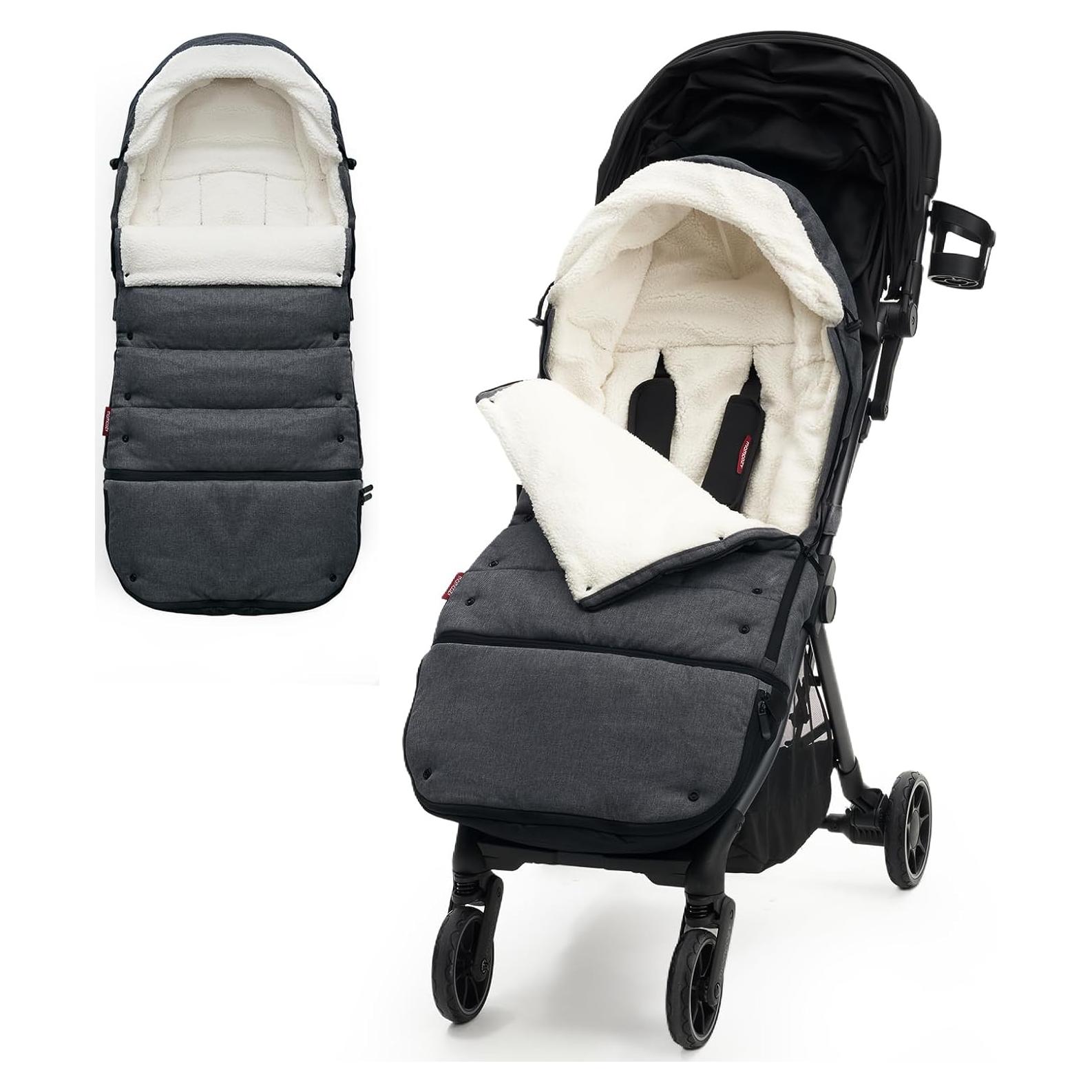 Saco de Pies para Cochecito Momcozy Fu001 Universal Negro