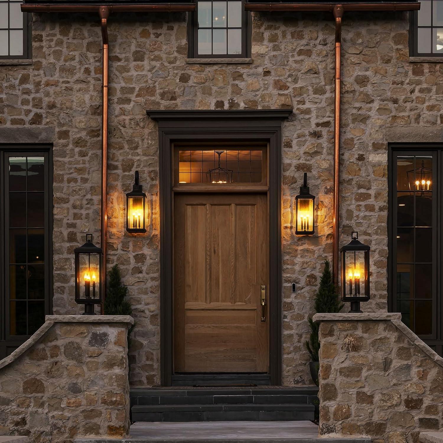 Bombillas LED de Llama Morsatie E12 2 Paquete 3 Modos