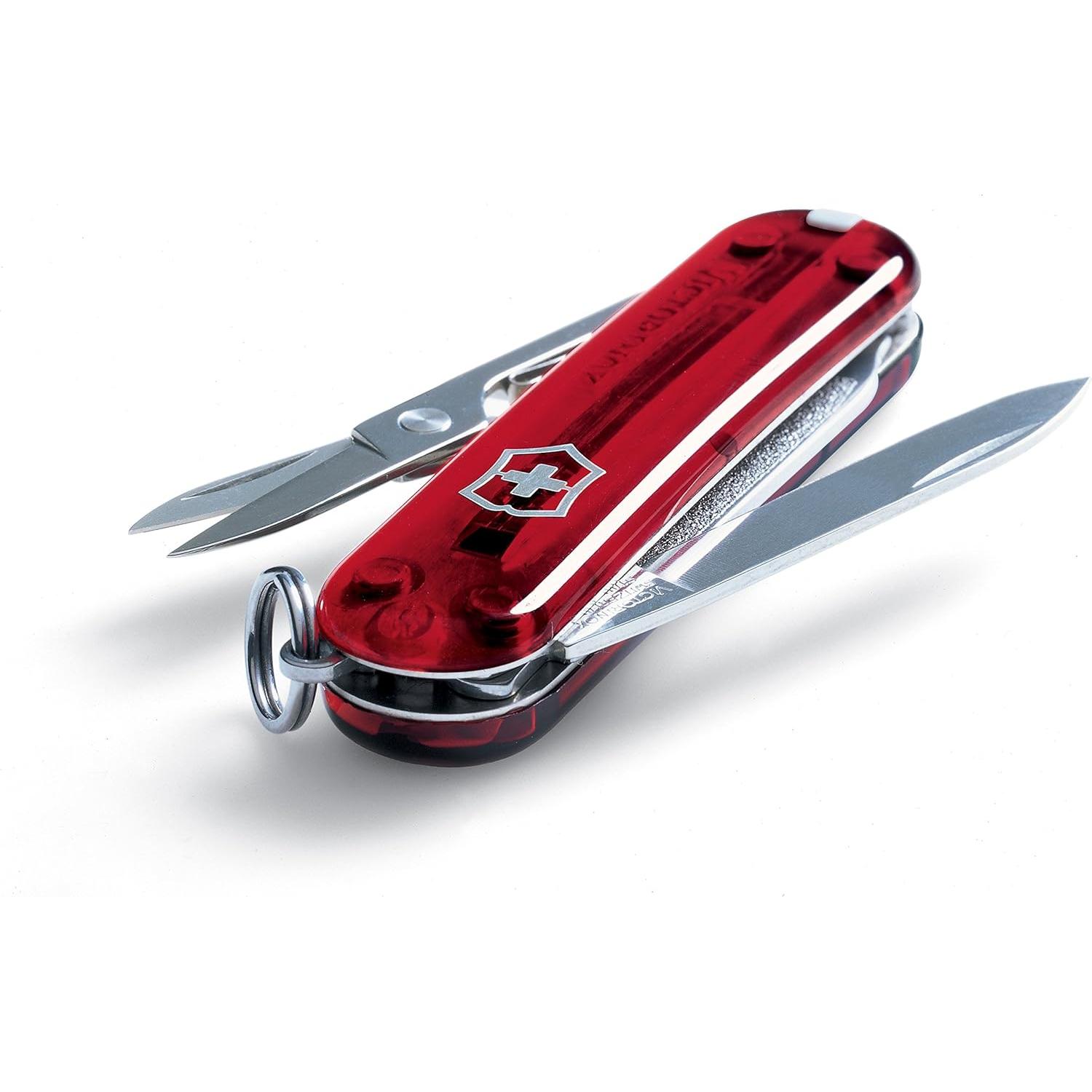 Cuchillo de Bolsillo Victorinox Classic SD 7 Funciones Rubí