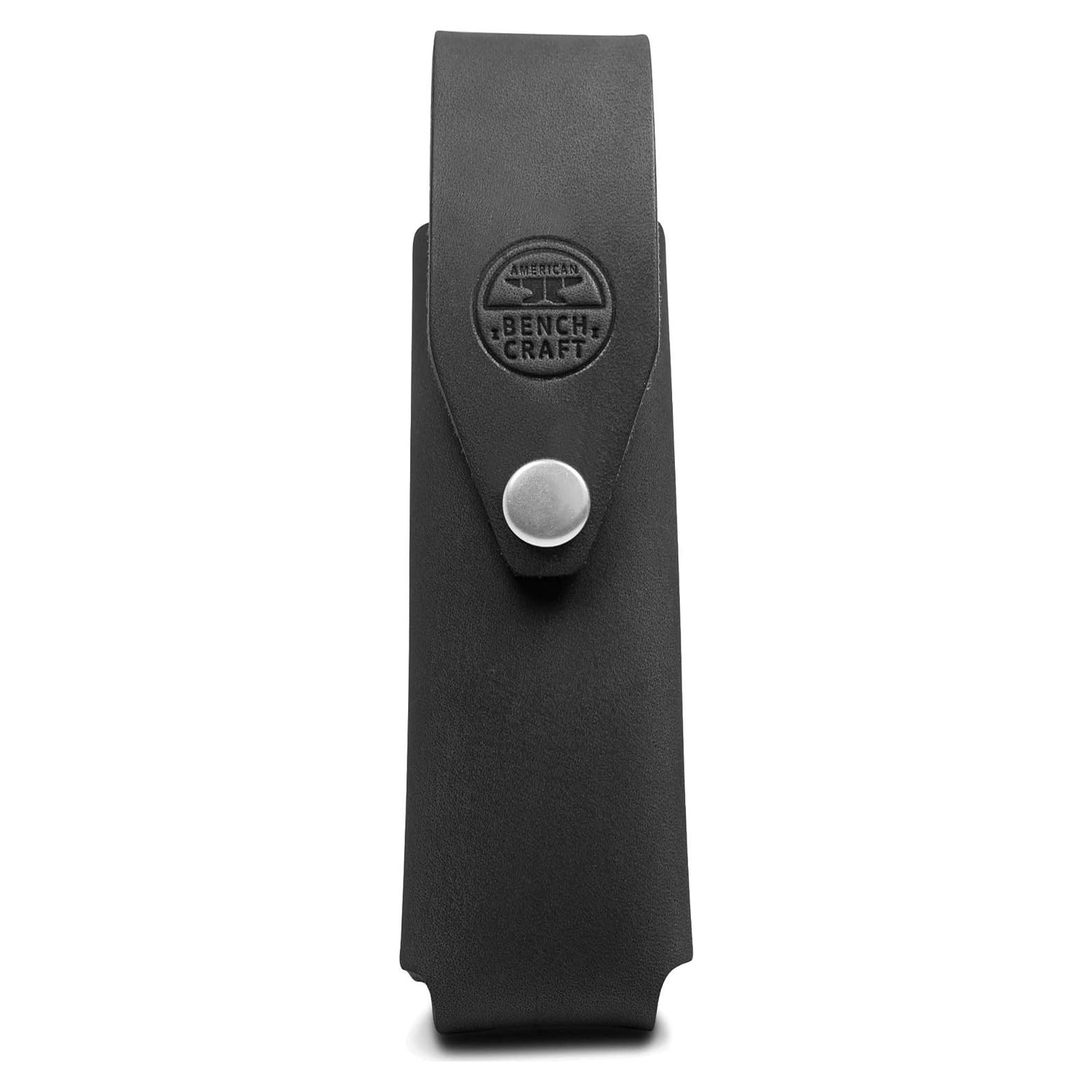 Funda de Cuero Remachada American Bench Craft para Cuchillo Buck 110