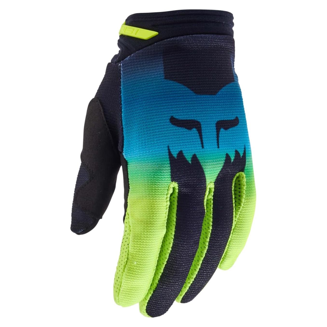 Guantes de Motocross Fox Racing Niñas 180 Flora Negro/Amarillo
