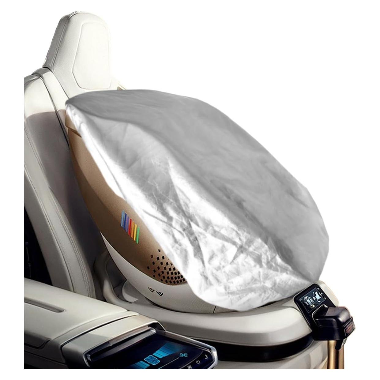 Cubierta de Sombra para Asiento de Auto Bebé DUSCOKE Plata 112x99cm