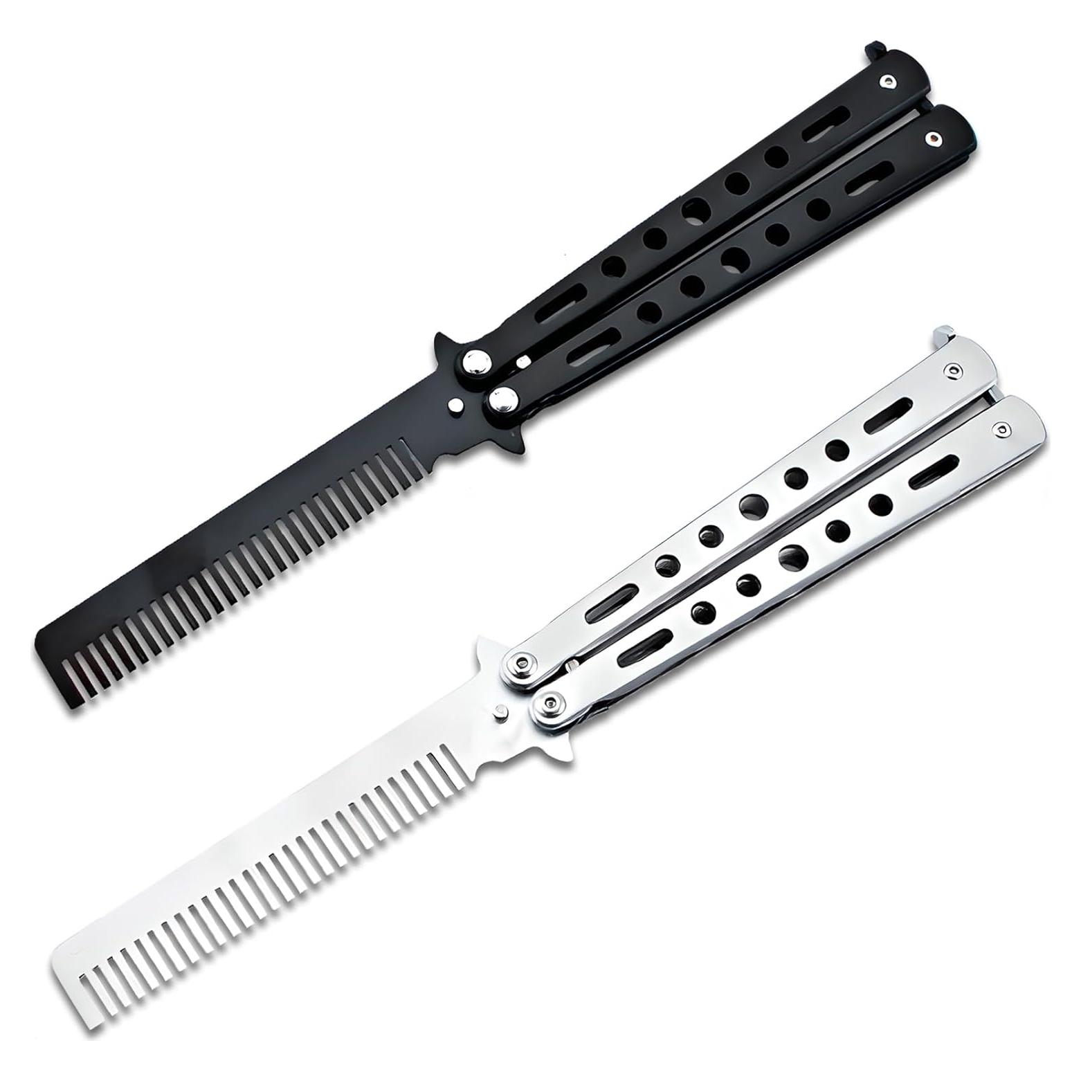 Peines Plegables de Acero Inoxidable J5075 - 2 Piezas