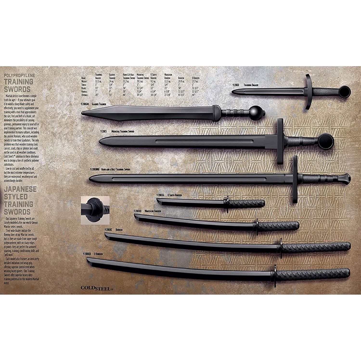 Daga de Entrenamiento Cold Steel Polipropileno 111.76 cm