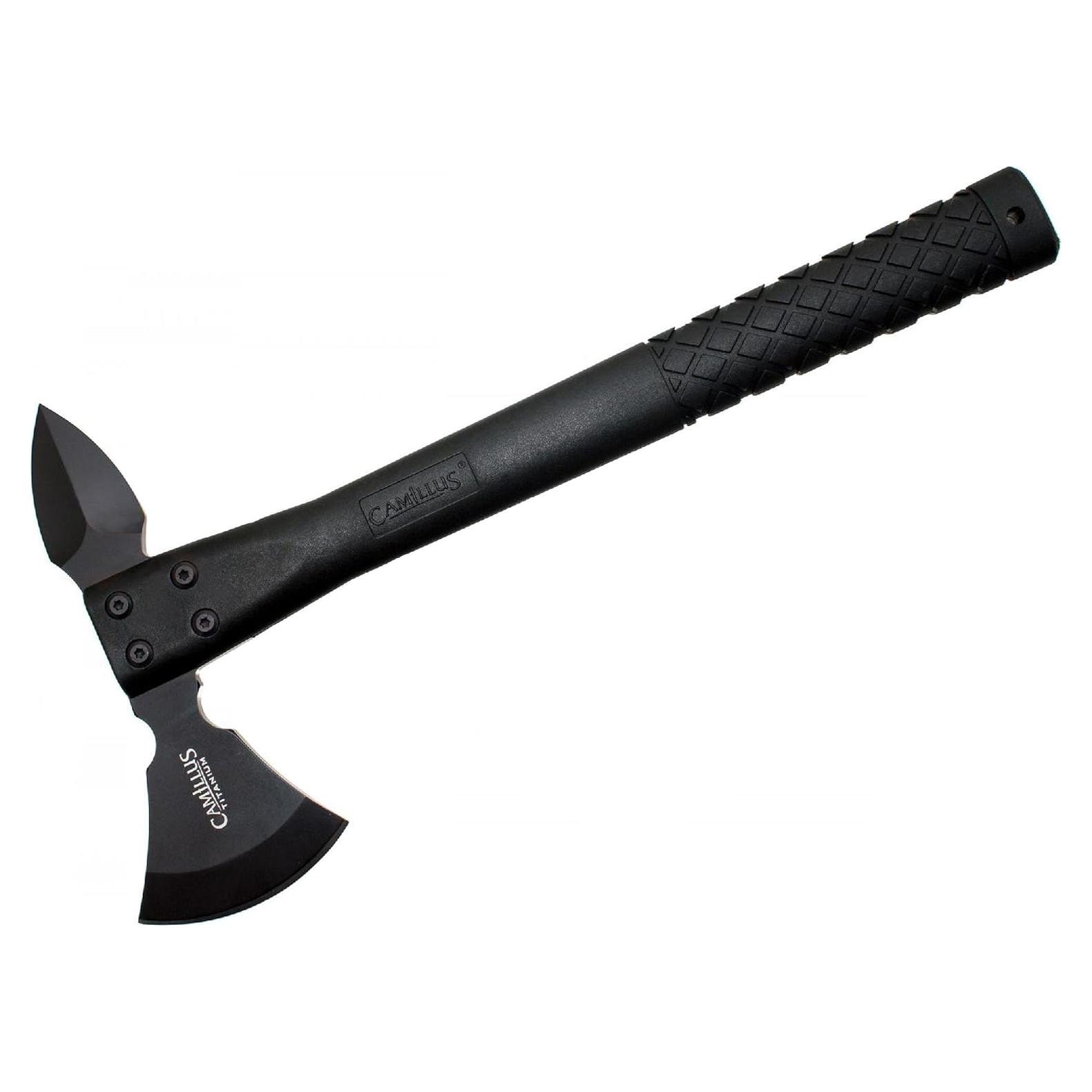 Hacha Camillus Ravenous 34.29 cm con funda negra