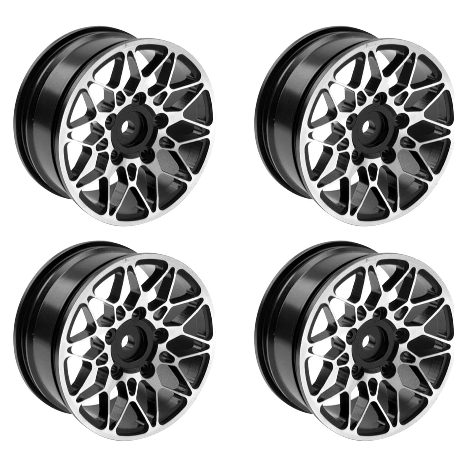 Llantas de Metal RC 1/10 ShareGoo 52mm 26mm Hex 12mm Negro