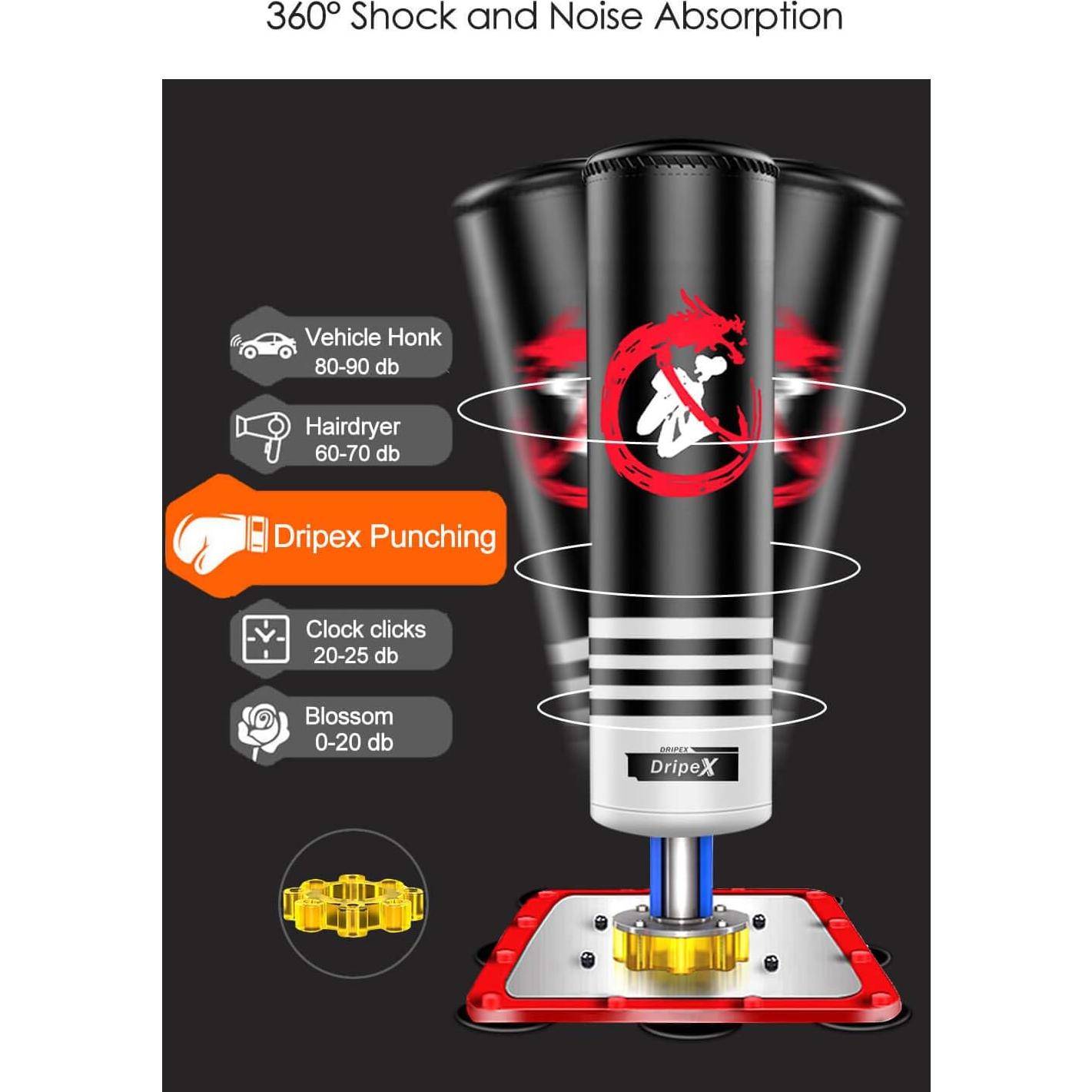 Saco de Boxeo Independiente Dripex para Niños 120 cm
