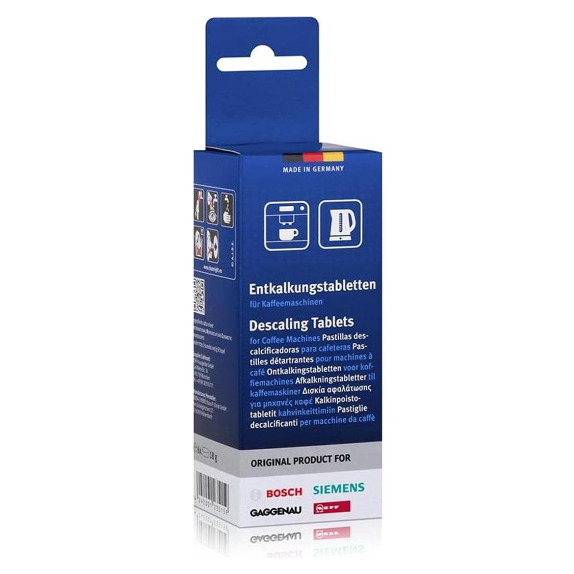 Tabletas Descalcificadoras Bosch para Cafeteras - 6 Piezas