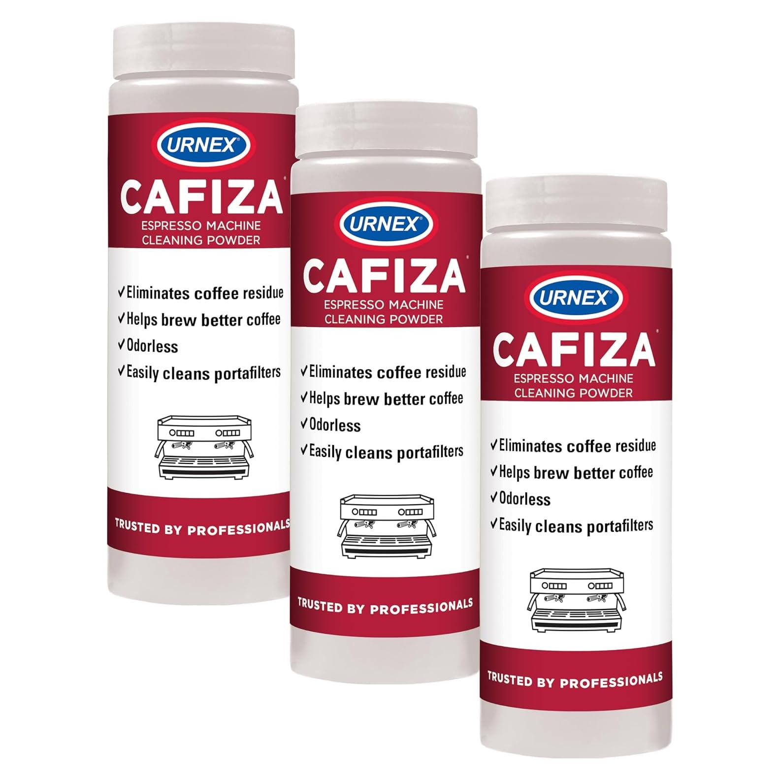 Urnex Cafiza Limpiador Profesional para Máquinas de Espresso 566g - 3 Paquetes