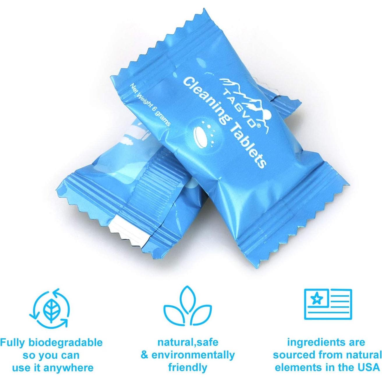 Tabletas de Limpieza Naturales TAGVO - 36 Piezas, Eficaces y Biodegradables