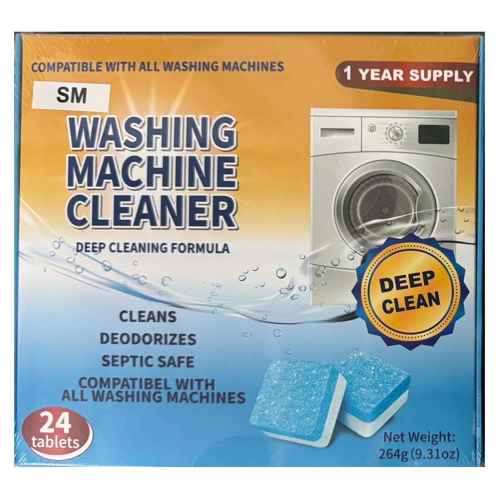 Limpiador de Lavadora SM 24 Tabletas - Limpieza Profunda