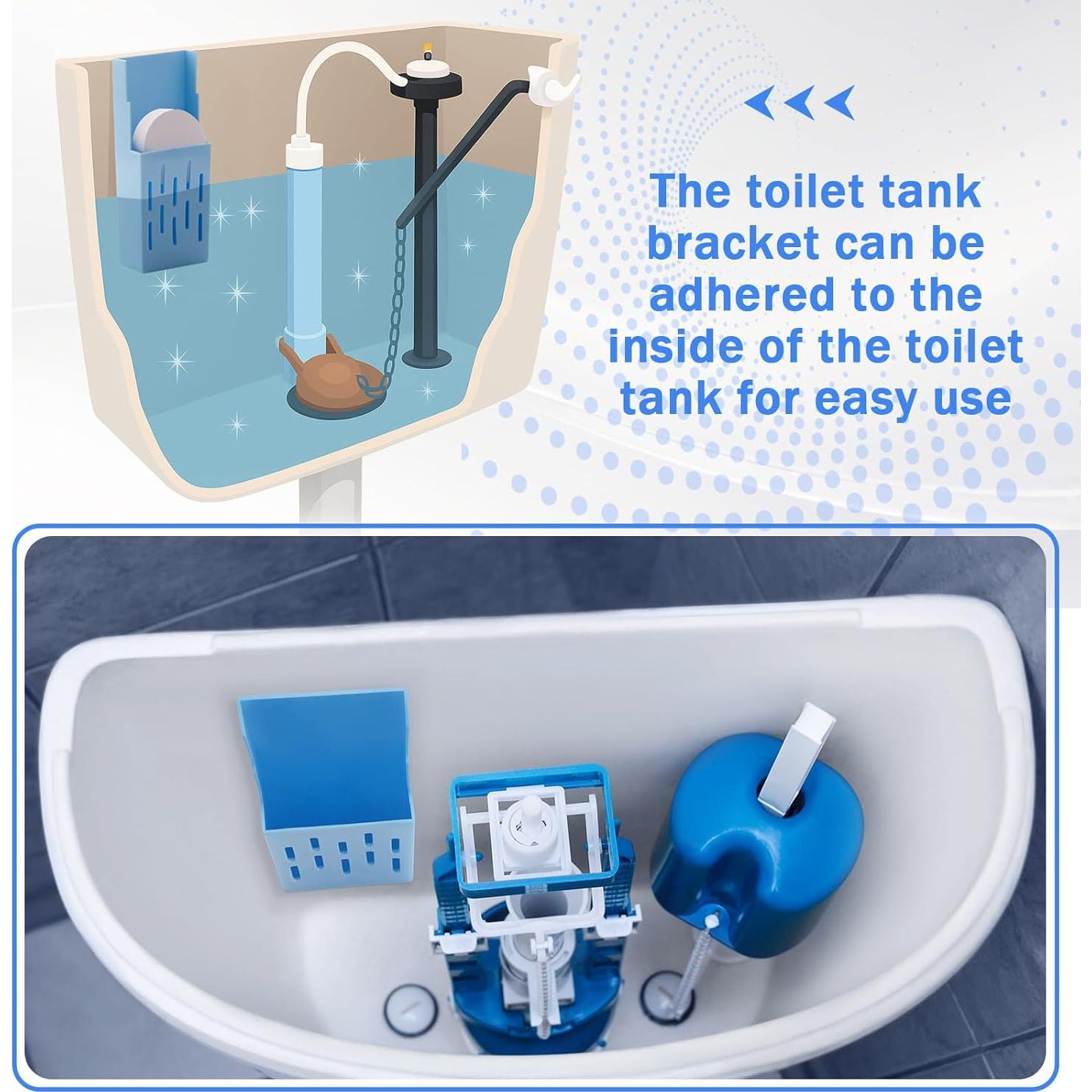 Soporte de Tanque de Inodoro Weysat - 2 Piezas con Adhesivo