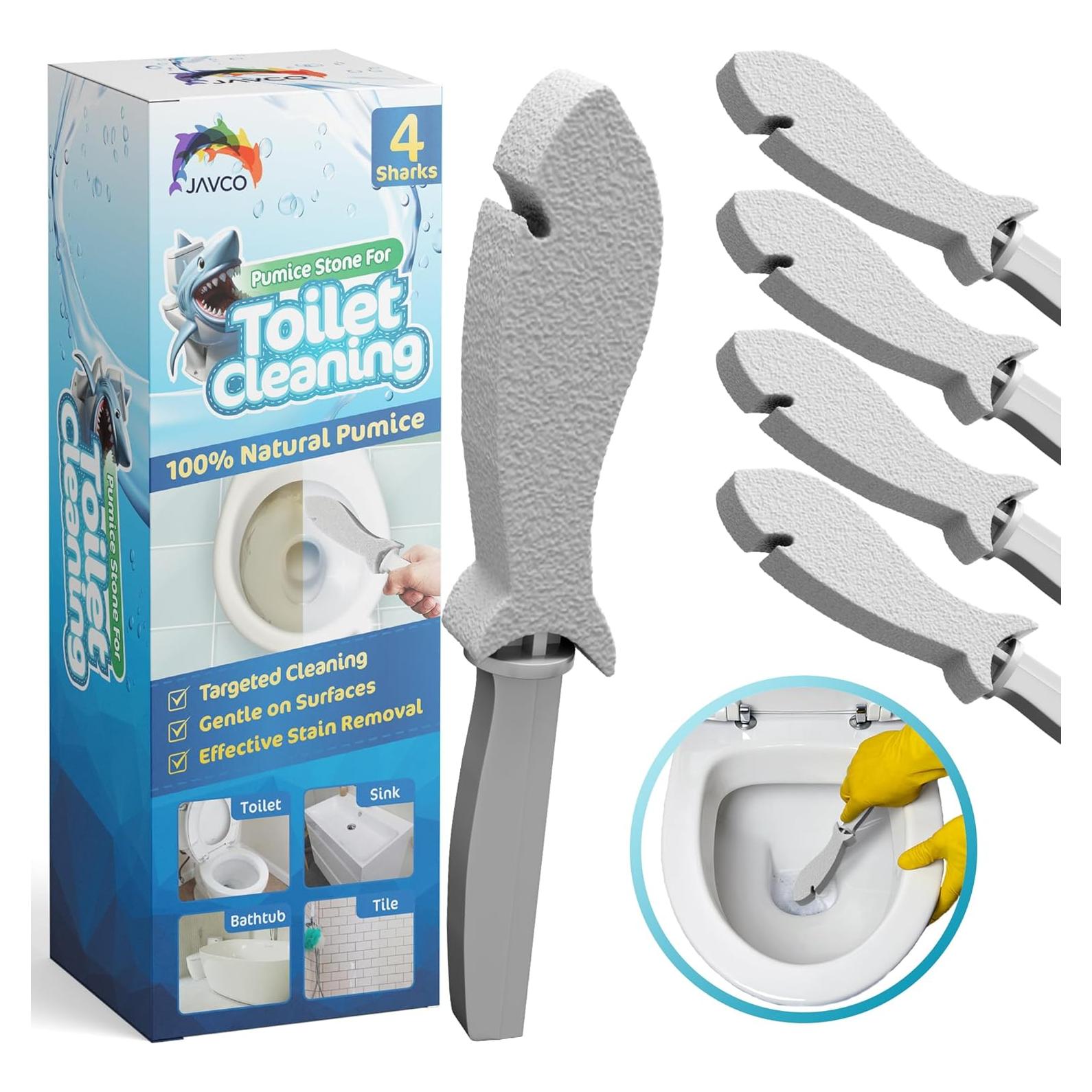 Paquete de 4 piedras pómez JAVCO para limpieza de inodoro