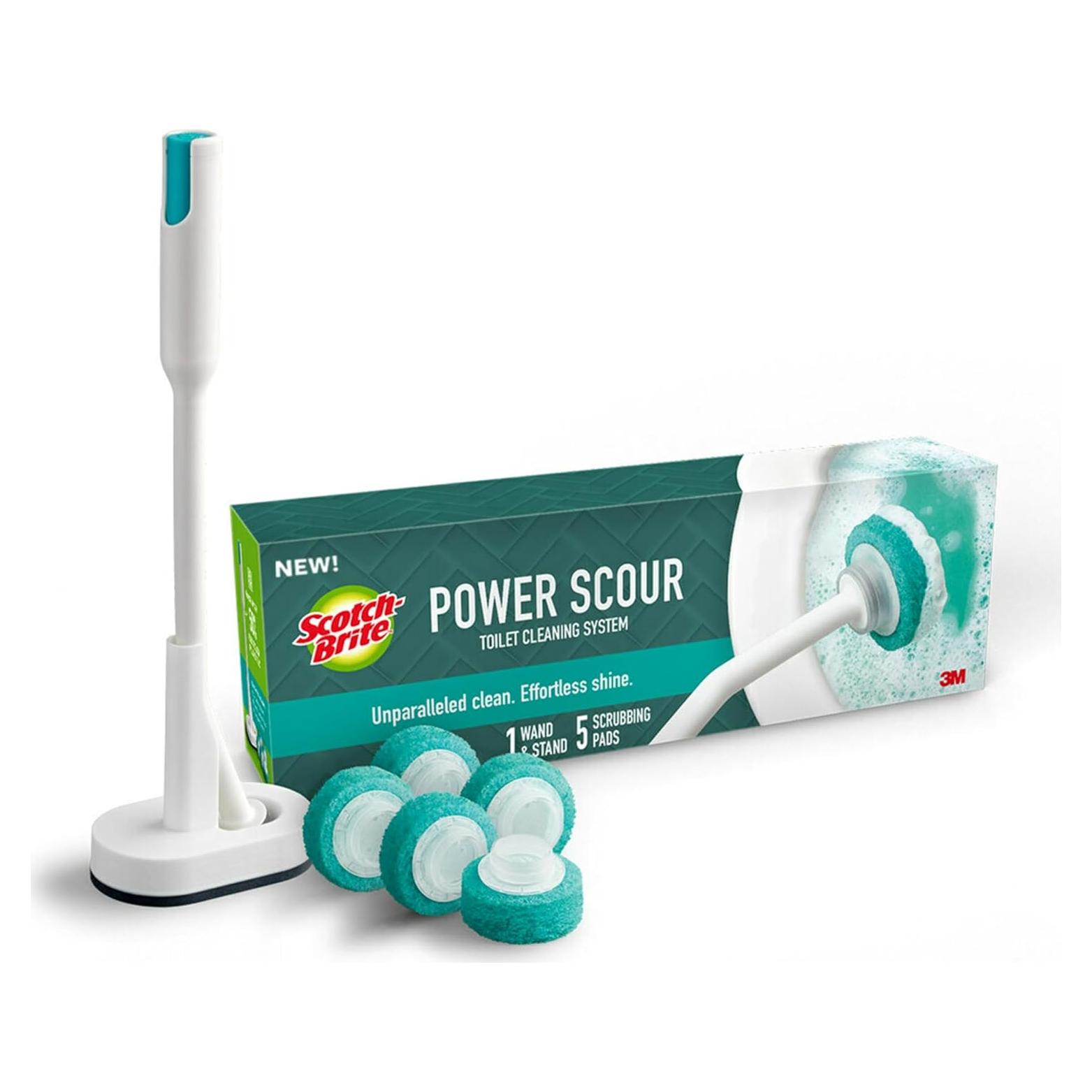 Limpiador de Inodoro Scotch-Brite Power Scour Kit 4 Recargas