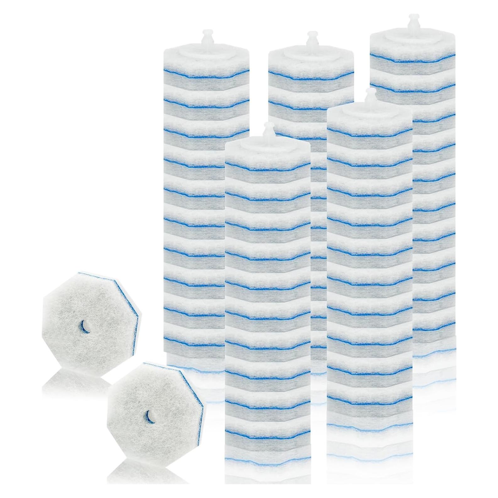 50 Recambios Desechables para Cepillo de Inodoro Gkweres