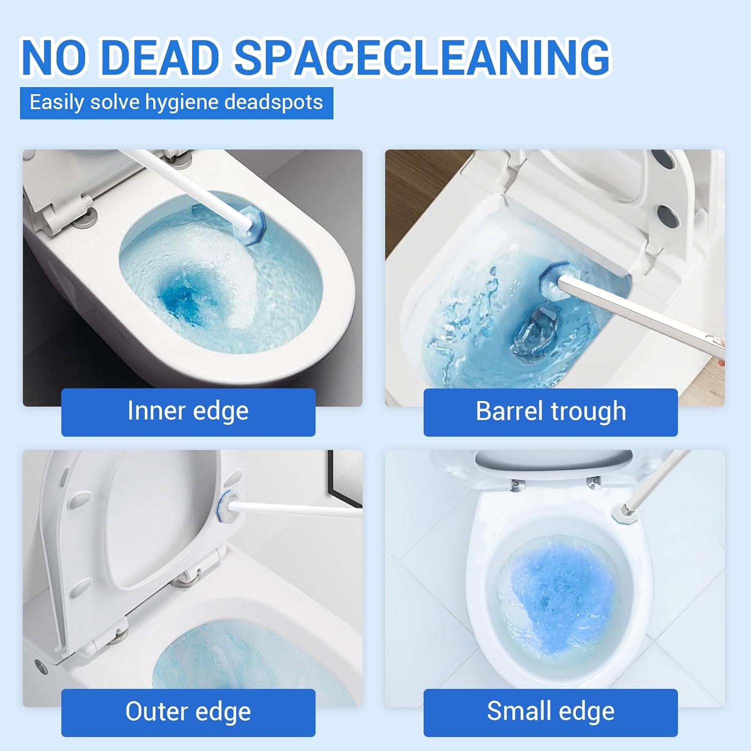 50 Recambios Desechables para Cepillo de Inodoro Gkweres