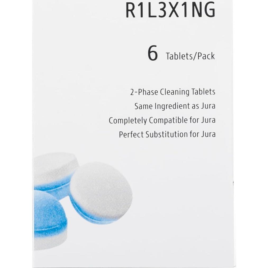 Tabletas de limpieza 2 fases R1L3X1NG para café 12 unidades