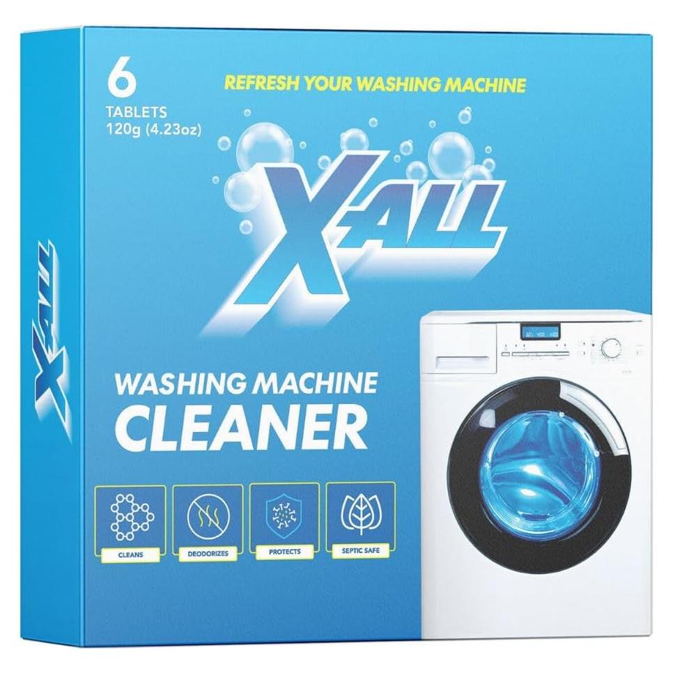 Limpiador de Lavadora X-ALL - Tabletas de 20g para Limpieza Profunda